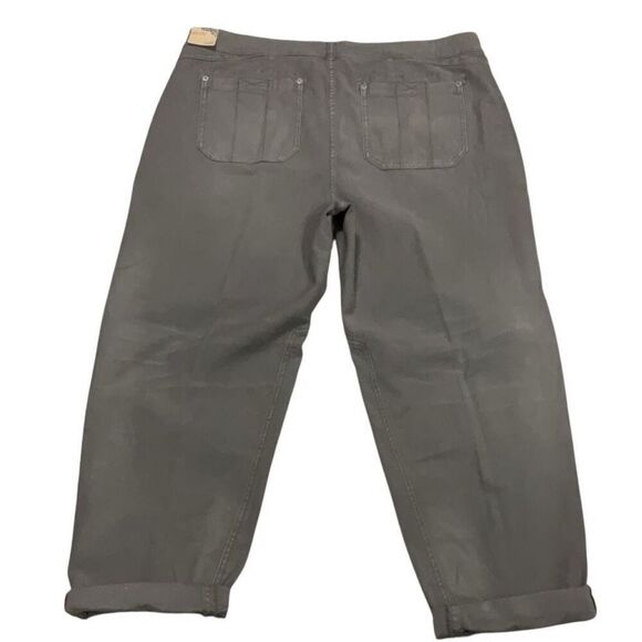 Pilcro Anthropologie Plus Womens Gray Distressed Jeans The Wanderer Size 18W NWT - Picture 3 of 7